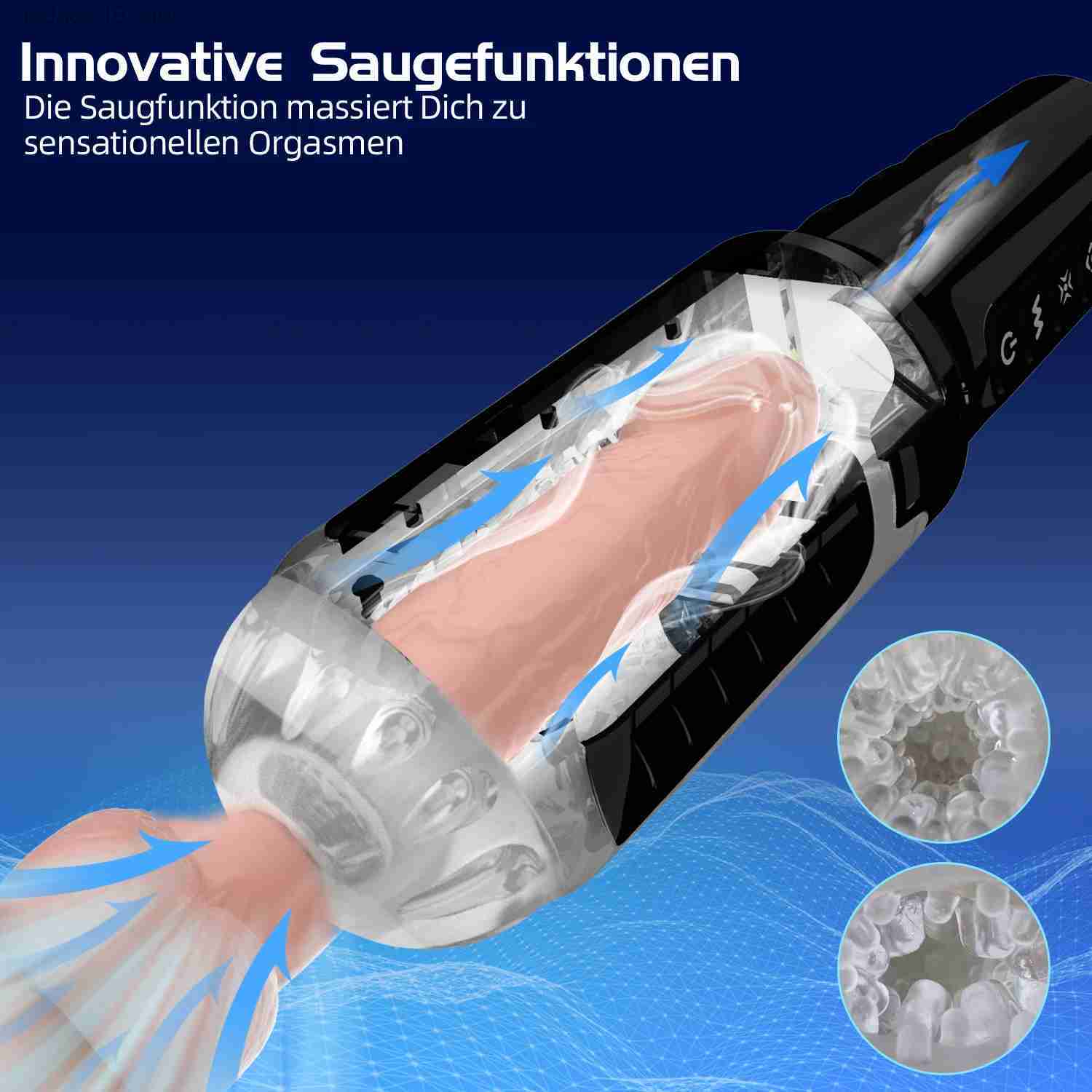 Other Health Beauty Items Masturbation Cup Deep Throat Real Vagina Strong Sucking Penis Blowjob Machine Male Masturbator Dildo Vibrator for Men Q24011