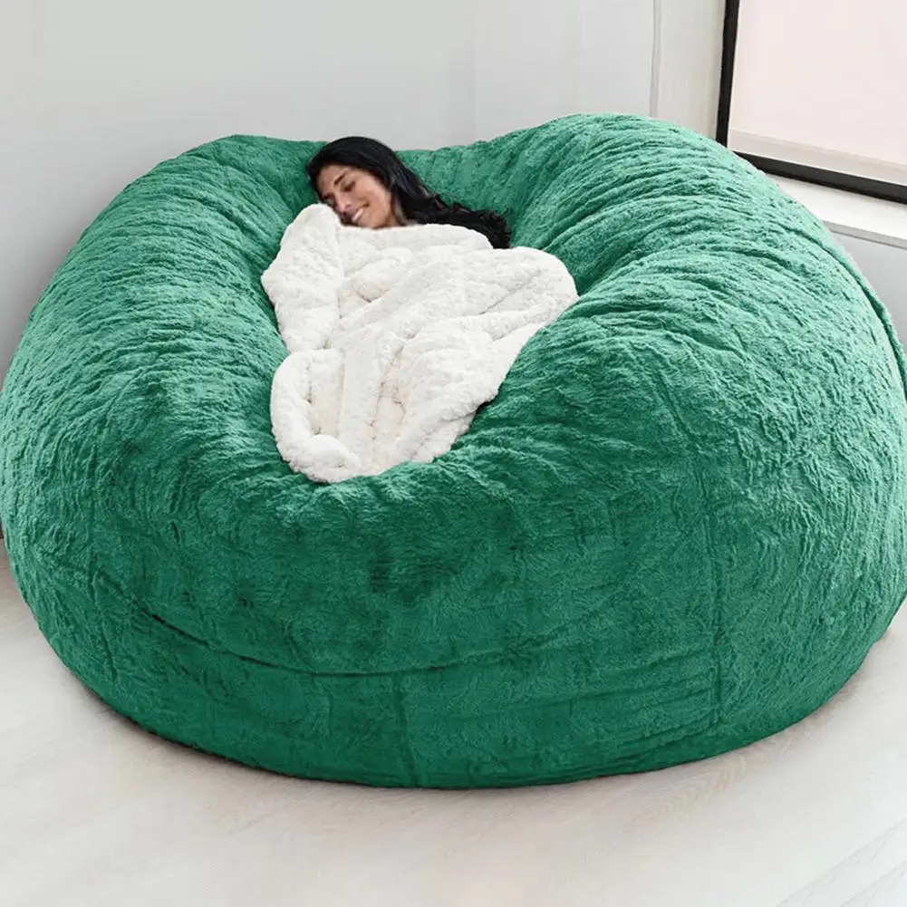 Bean Bag Chair Cushion Practical Extra Large Bean Bag Chair Cover Flexible Bean Bag Cover Household Supplies 240116