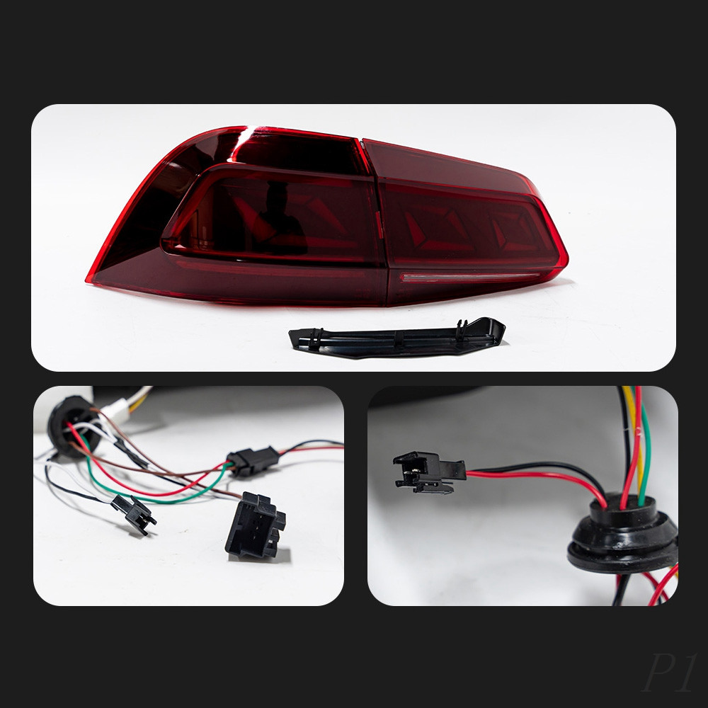 LED Running Brake Fog Tail Light for VW Touareg Taillight 2011-2018 Dynamic Turn Signal Lamp Car Accessories