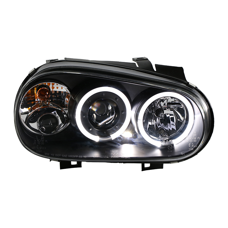 Car Turn Signal Head Lamp for VW Golf 4 LED Daytime Running Headlight 2004-2008 MK4 High Beam Light Lens