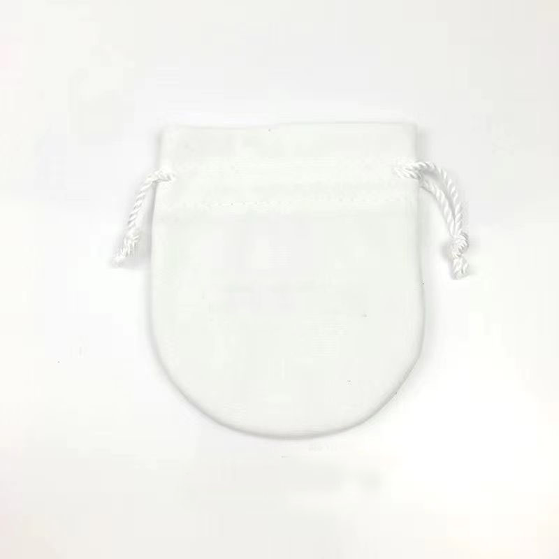 White Cloth Adjustable Jewelry Packing Bags Drawstring Bag for Charm Beads Bracelet Necklace Small Jewelry Pouches Pouches Wholesale Price