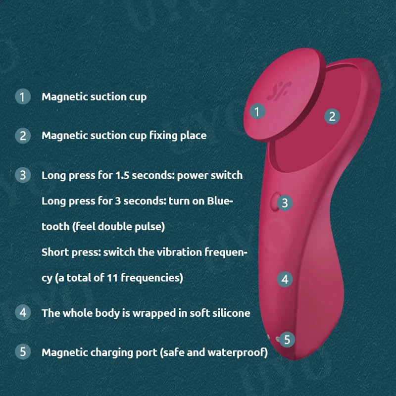 Satisfyer sexy secret silicone Gspot vibrator Portable wearable APP remote control clitoris Stimulator UYO Sex Toys For Women 240117