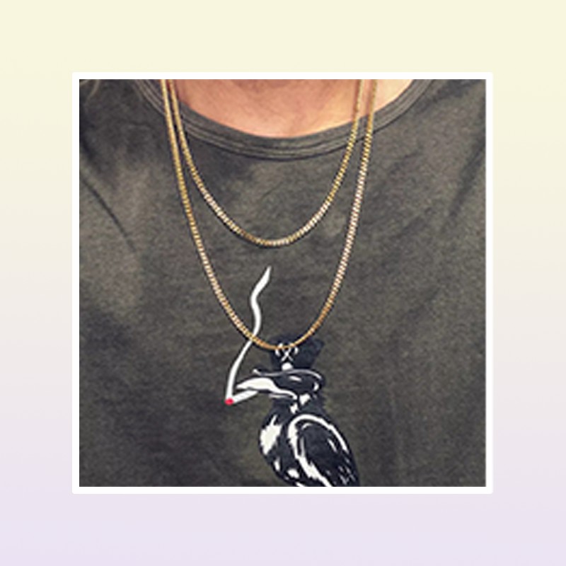 Gold Silver Miami Cuban Link Chain Hiphop Necklaces Mens Hip Hop Necklace Jewelry 1830inch