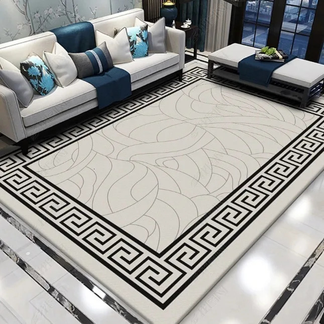 Modern Simple Household Earth Mat Carpets for Bed Room Living Rug Large Bedroom Decoration Tatami Outdoor Tapis 240117