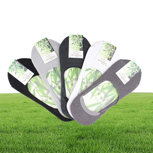 Mens Bamboo Invisible Ankle Socks Men Summer Casual Loafer Moccasins No Show Socks Male Black White Boat2077986