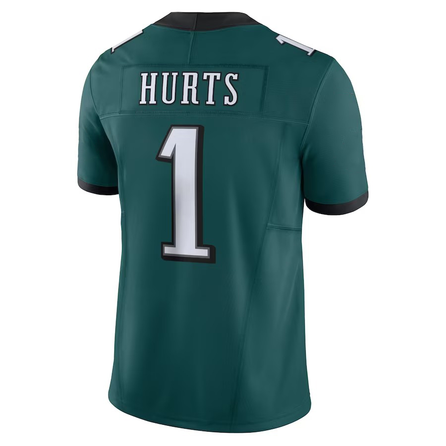 Saquon Barkley Jalen Hurts Football Jersey Brown DeVonta Smith Mailata Jason Kelce Carter Goedert Zack Baun Nolan Brian Dawkins Cooper DeJean Quinyon