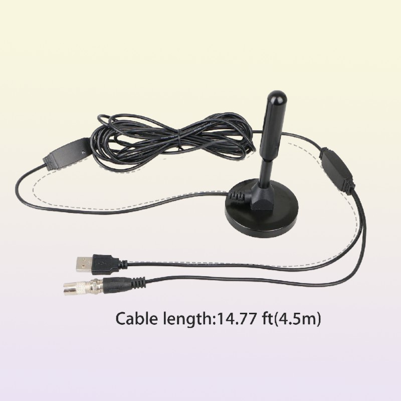 Indoor Digital HDTV TV Antenna high gain 25dBi antenna Aerial Amplified 200 Mile Range VHF UHF view DTMB DVBT ATSC DTMBT