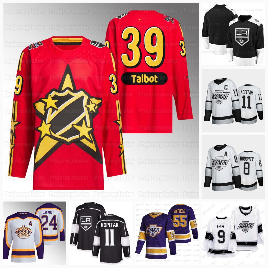 2024 All-Star Kings Jersey Kevin Fiala Joonas Korpisalo Cam Talbot Adrian Kempe Phillip Danault Los Angeles Zack MacEwen Anze Kopitar Carl Grundstrom Faze Banks