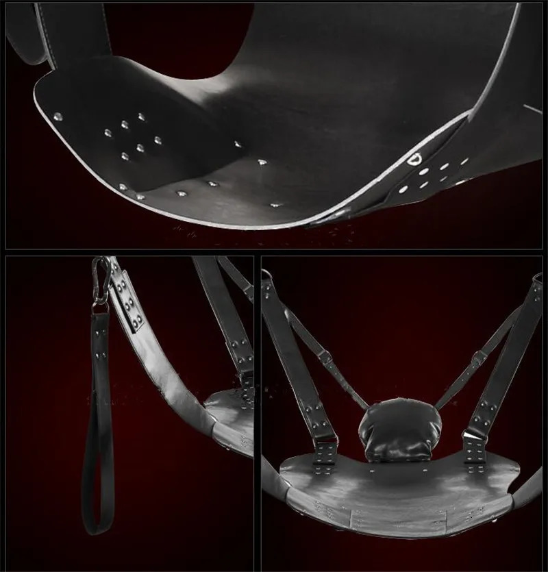 Top Quality Two Layers Leather Sling Sex Hammock Sex Swing Chair Leather bed Hammock and Pillow Adult Games Sex Toys For Couples 240117