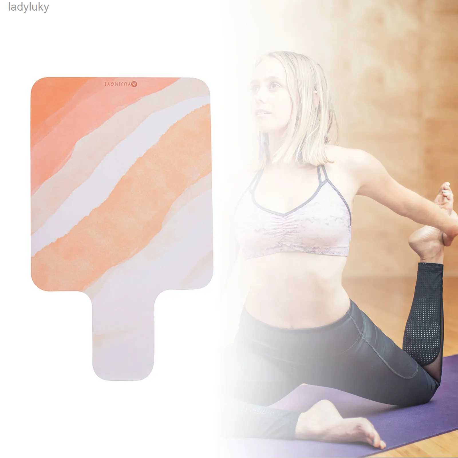 Yoga Mats Pilates Reformer Mat Cover Printed Black Rubber Backing Nonslip Portable Mat Exercise Mat Yoga Mat Equipment Protection MatL240118