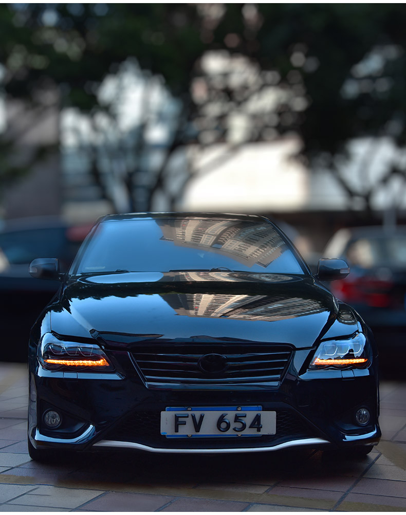 Car Styling Head Lights for Toyota Mark X LED Headlight 2005-2009 Headlights Reiz Bifocal Lens Turn Signal Light