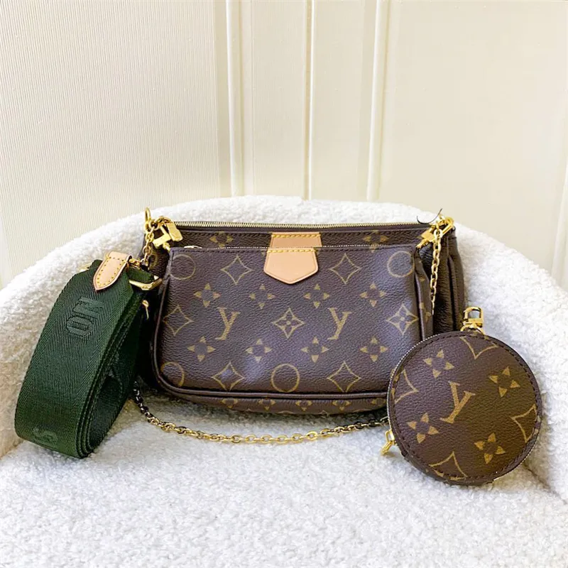 DHgate MULTI POCHETTE ACCESSORIES Clutch Shoulder Bag M44840 Luxury Totes handbags Designer bags Womens mens chain purse Leather embossed Cross Body satchel Bags
