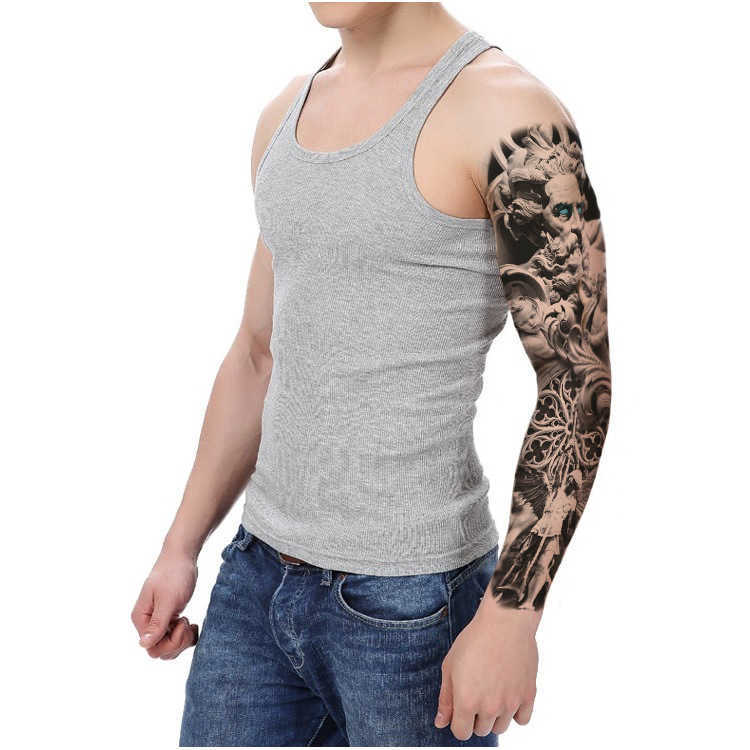 Makeup arm big Full flower pattern whole water transfer lion Angel suit Tattoo Sticker