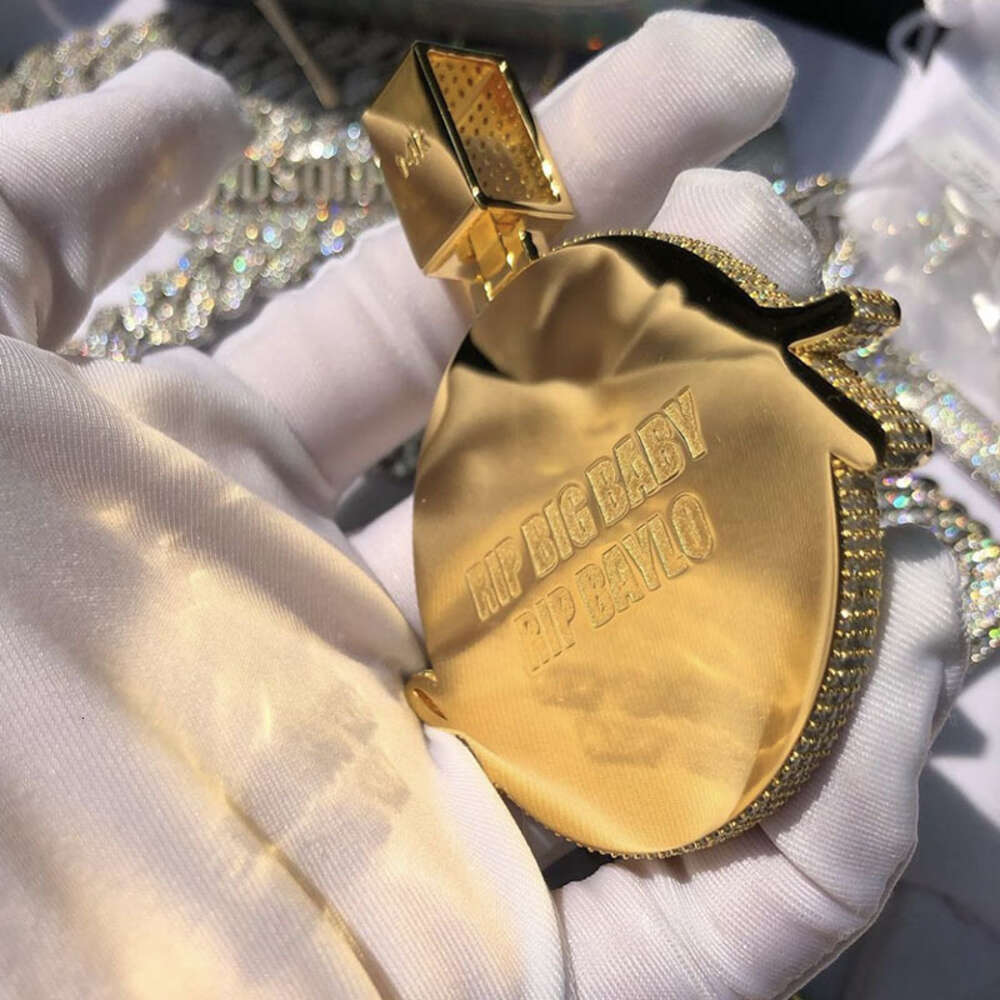 Custom Moissanite Pendant Passes Diamond Tester Letter Vvs Hiphop Jewelry Silver 925 Name Chain Iced Out Pendant