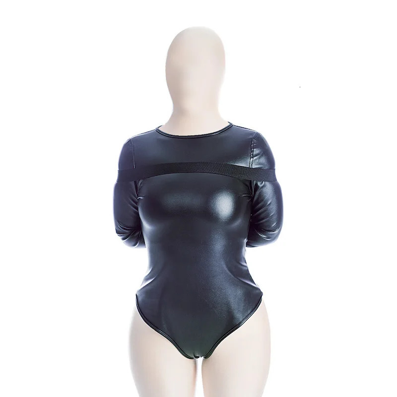 Leather Straitjacket Body Restraint Bag Arm Bundle Bondage Fetish BDSM Harness Adult Product Exotic Costume Sex Toys for Couples 240117