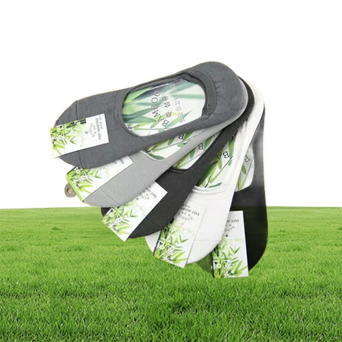 Mens Bamboo Invisible Ankle Socks Men Summer Casual Loafer Moccasins No Show Socks Male Black White Boat2077986