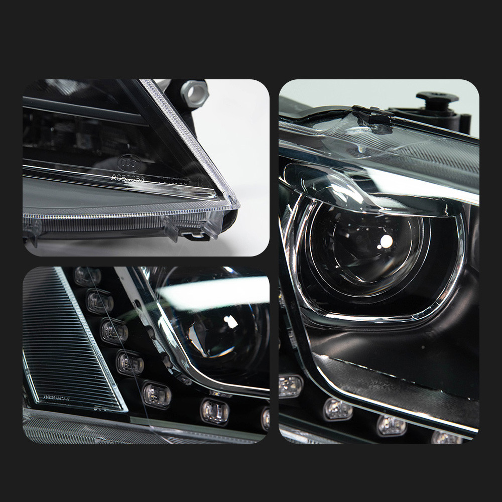 Car Lights For Jetta Headlights 2011-20 18 Upgrade LED Daytime Lights All LED DRL Signal Projector Lens Head Lamp