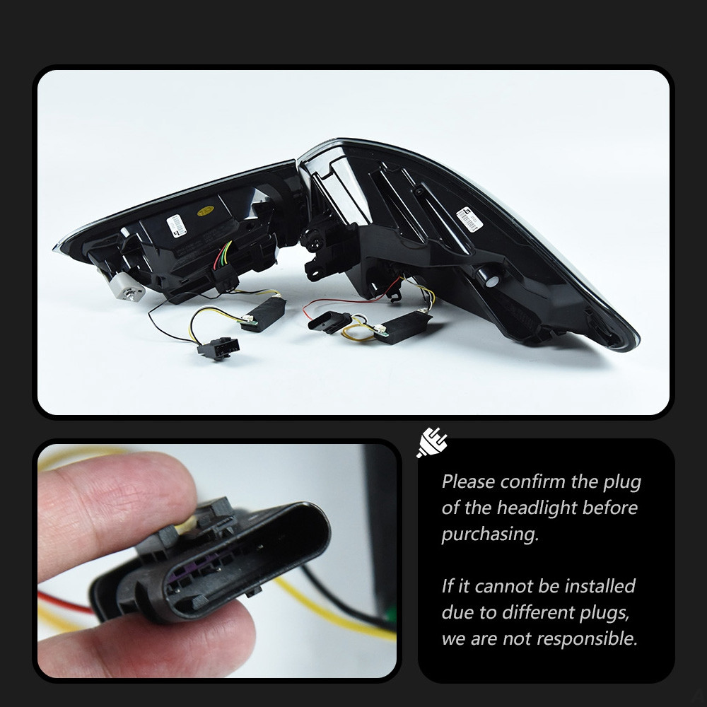 Car Taillights for BMW X1 LED Tail Light 20 17-20 21 F48 DRL Running Signal Brake Reversing Parking Tail Lamp Assembly