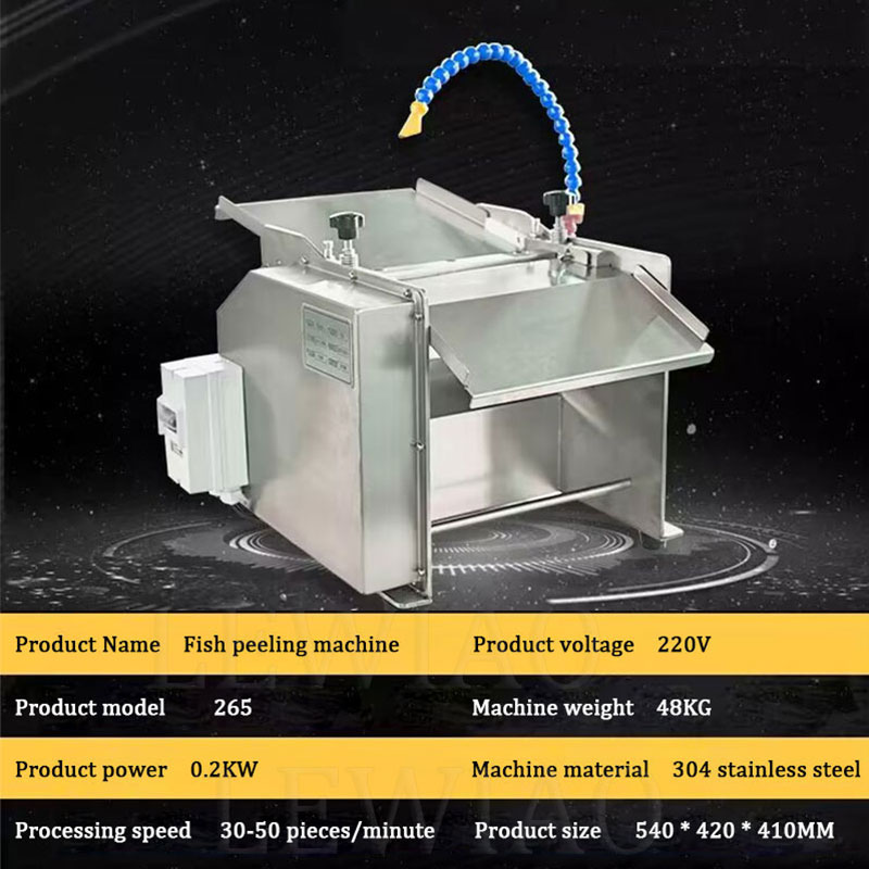 Fish Peeling Machine For Processing a Variety Of Fish Processing Machine Peeling Fish Machine 220V