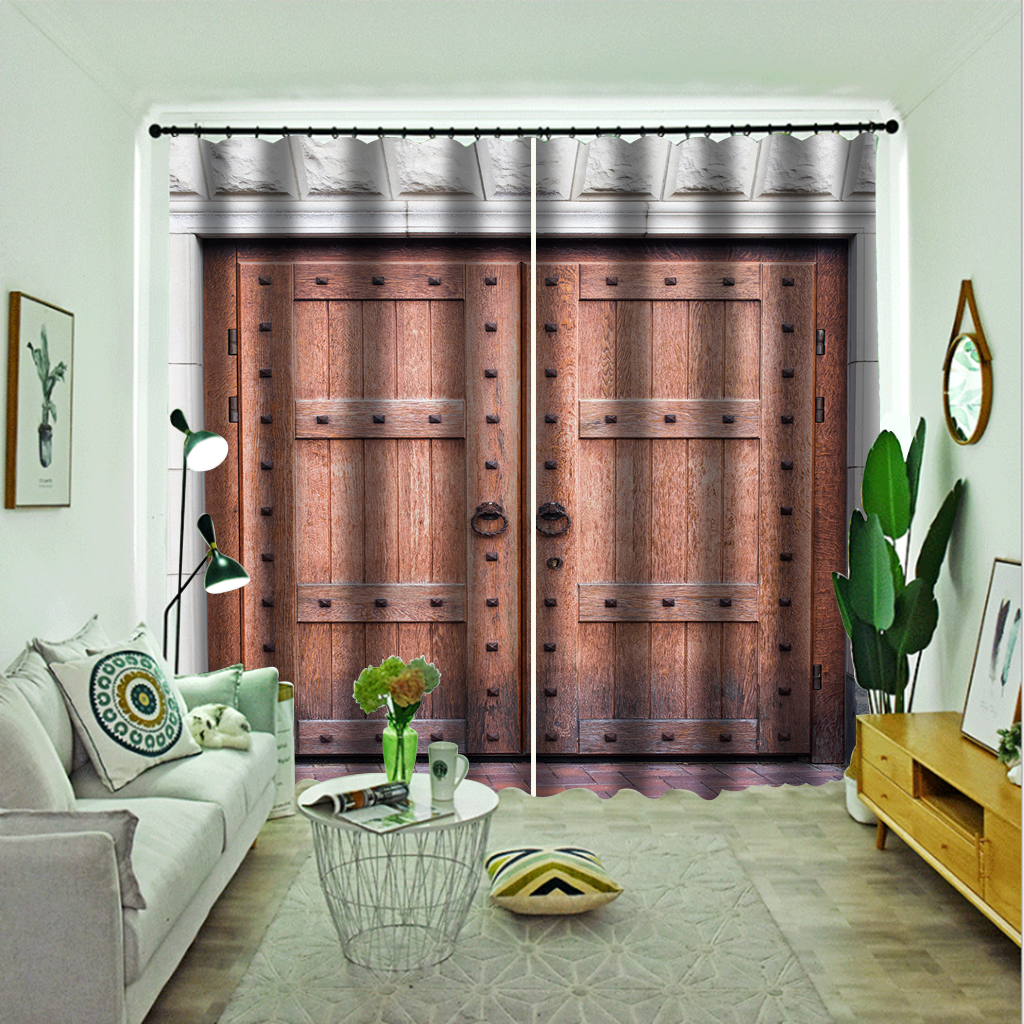 Photo 3D Printing Shower Curtain Polyester Waterproof scenery curtains 3D Shower Curtains Waterproof Bathroom Curtain
