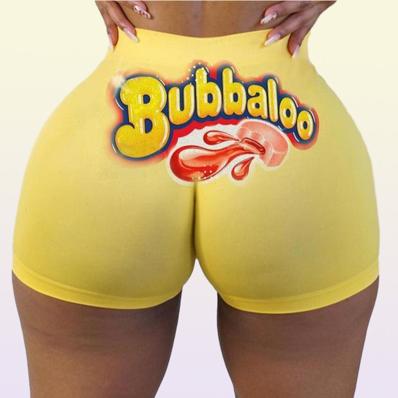 Plus Size Sexy Womens Biker Shorts Fashion Summer Clothes For High Waist Sweat Pants Fitness Fanta Booty