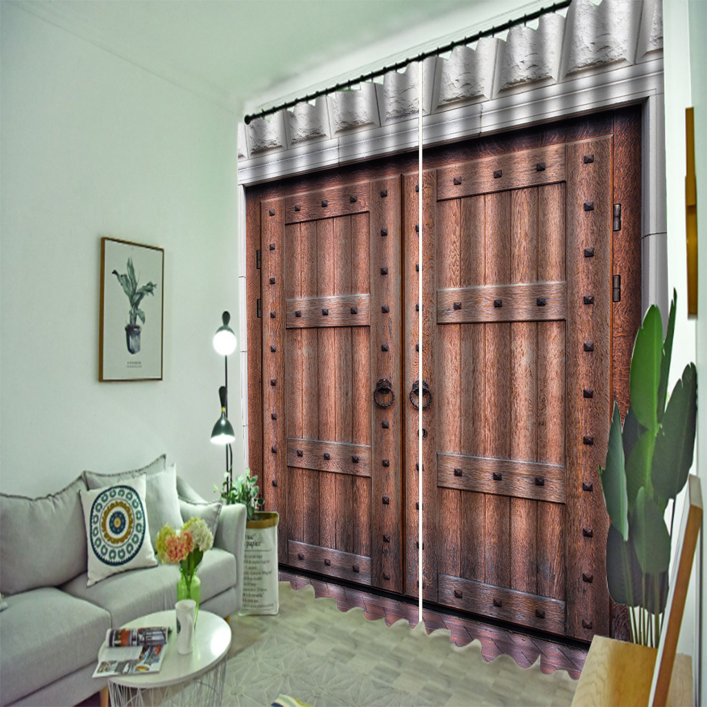 Photo 3D Printing Shower Curtain Polyester Waterproof scenery curtains 3D Shower Curtains Waterproof Bathroom Curtain