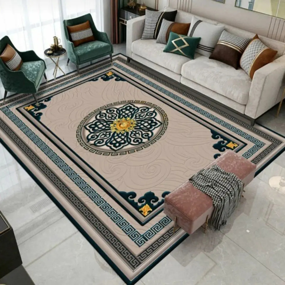 Modern Simple Household Earth Mat Carpets for Bed Room Living Rug Large Bedroom Decoration Tatami Outdoor Tapis 240117