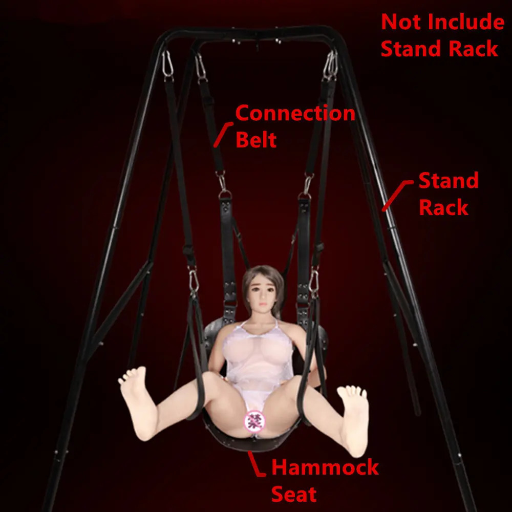 Top Quality Two Layers Leather Sling Sex Hammock Sex Swing Chair Leather bed Hammock and Pillow Adult Games Sex Toys For Couples 240117