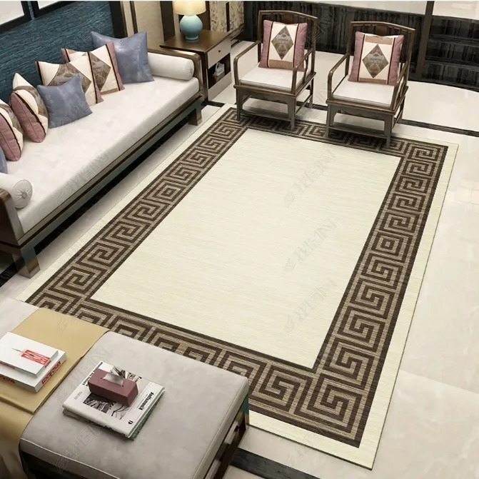 Modern Simple Household Earth Mat Carpets for Bed Room Living Rug Large Bedroom Decoration Tatami Outdoor Tapis 240117