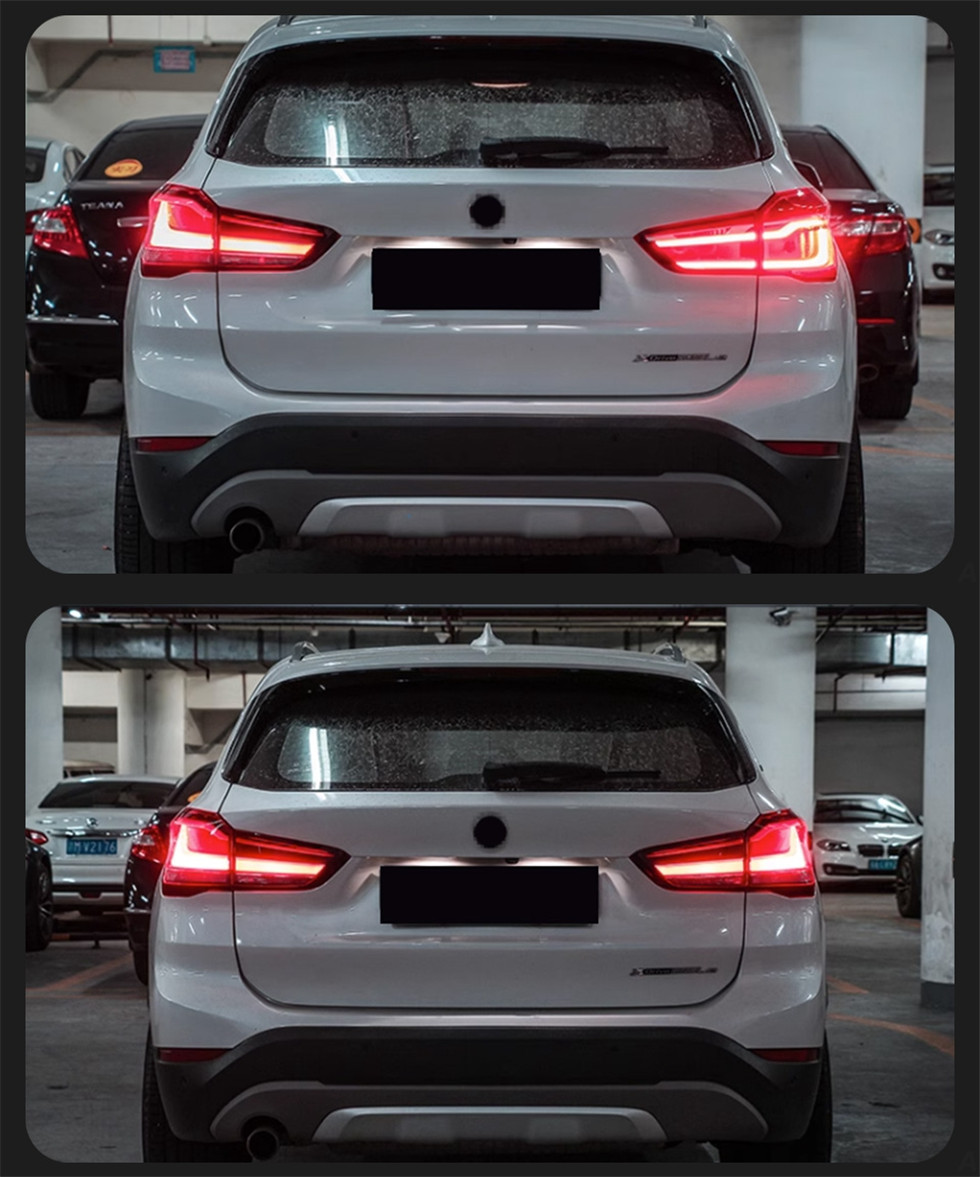 Car Taillights for BMW X1 LED Tail Light 20 17-20 21 F48 DRL Running Signal Brake Reversing Parking Tail Lamp Assembly