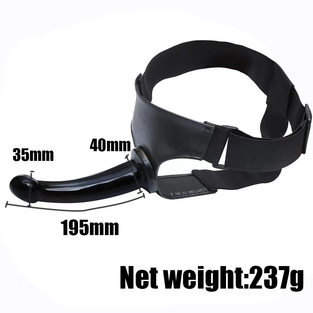 Double Penis Dual Ended Strapon Ultra Elastic Harness Belt Strap On Dildo Adult Sex Toys for Woman Couples Anal Soft Dildos 240117