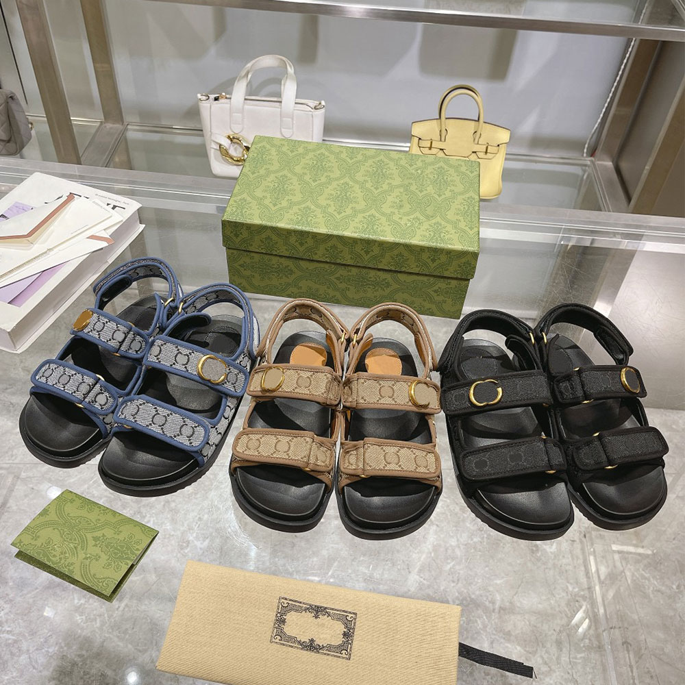 WOMENS DOUBLE SANDAL brand designer sandals sheepskin lining flat sandals Lending contemporary sporty touch flat sandals straps offer all day ease Anti slip sole