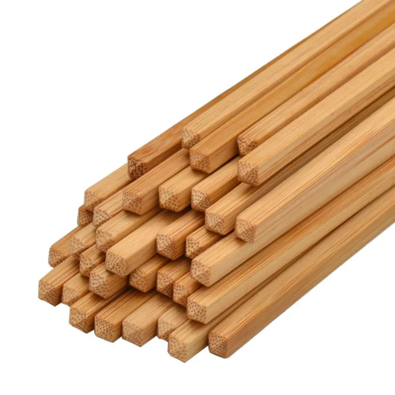 25cm Natural Bamboo Chopsticks Simple Style Tableware Hotel Home Kitchen Dining Dinnerware Party Supplies ZZ
