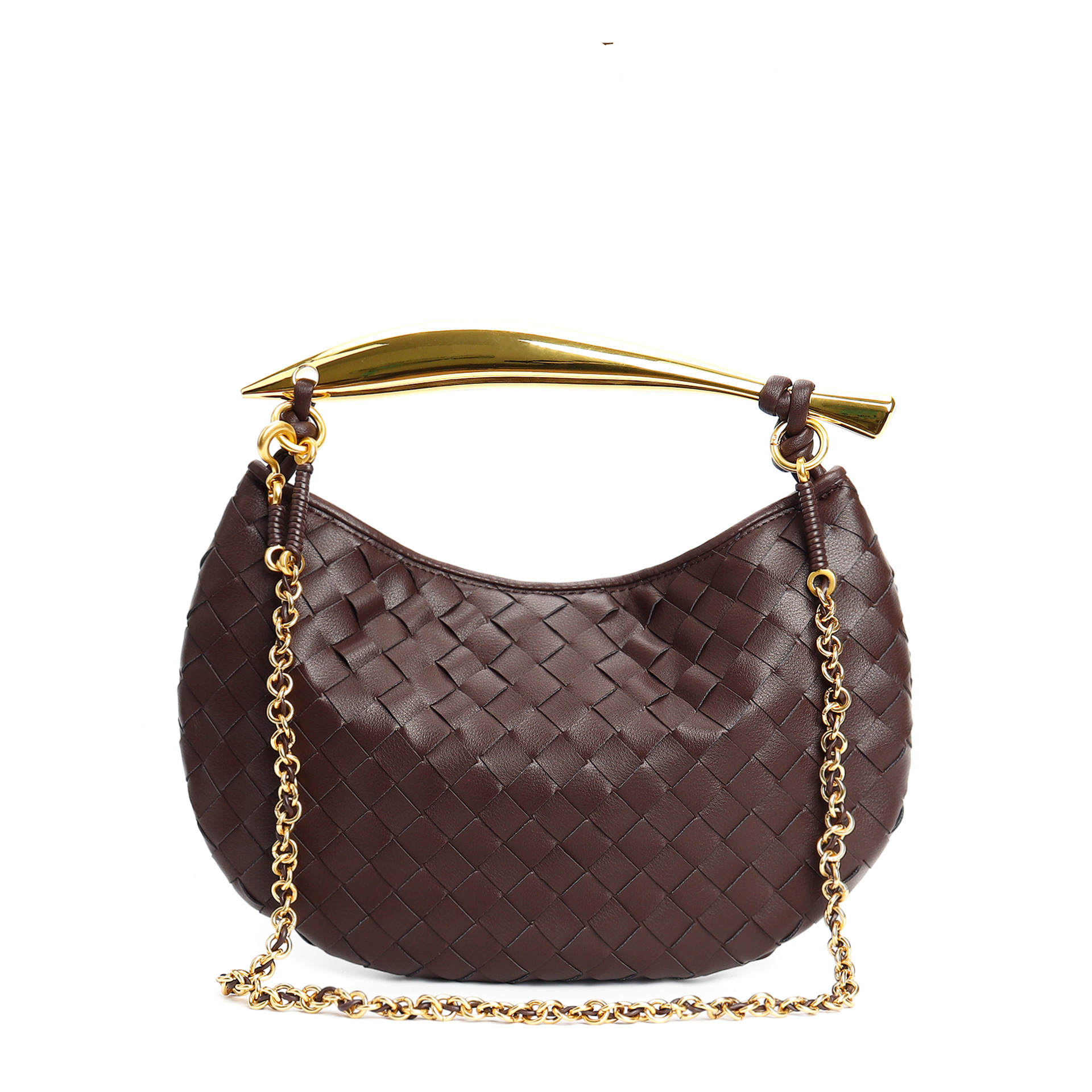 luxury Other Sardine Chain Real Leather Shoulder Bags Top Bag Women Handmade Woven Totes With Metal Handle Fashion Clutches Designer Intrecciato r9