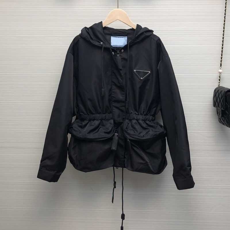 Women's Trench Coats DEAT Fashion Women's Trench Coat New Lapel Loose Patchwork Contrast Color Zipper Sashes Windbreaker Female Autumn 2023 