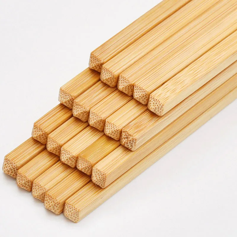25cm Natural Bamboo Chopsticks Simple Style Tableware Hotel Home Kitchen Dining Dinnerware Party Supplies ZZ
