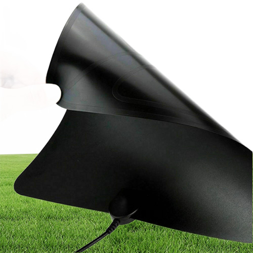 HDTV Antenna TV Digital HD 80 Mile Range Skywire TV Indoor 1080P 4K 16ft Coax Cable Easy Installation High Reception Amplified