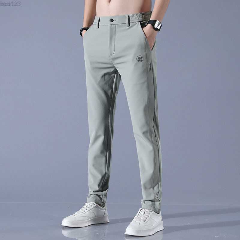 Men's Pants Men's Pants Golf Pants Men High-Quality Elasticity Golf Apparel Sweatpants Cargo Pants Thicken Long Casual Clothing Winter Mans 