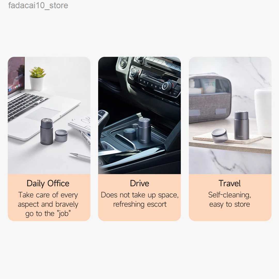 Electric Shavers Youpin ShowSee Smart Sensor Shaver Mini Body Stong Power IPX7 Waterproof Wireless Electric Beard Razor Men Shaving Machine Q240119