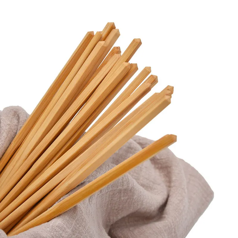 25cm Natural Bamboo Chopsticks Simple Style Tableware Hotel Home Kitchen Dining Dinnerware Party Supplies ZZ