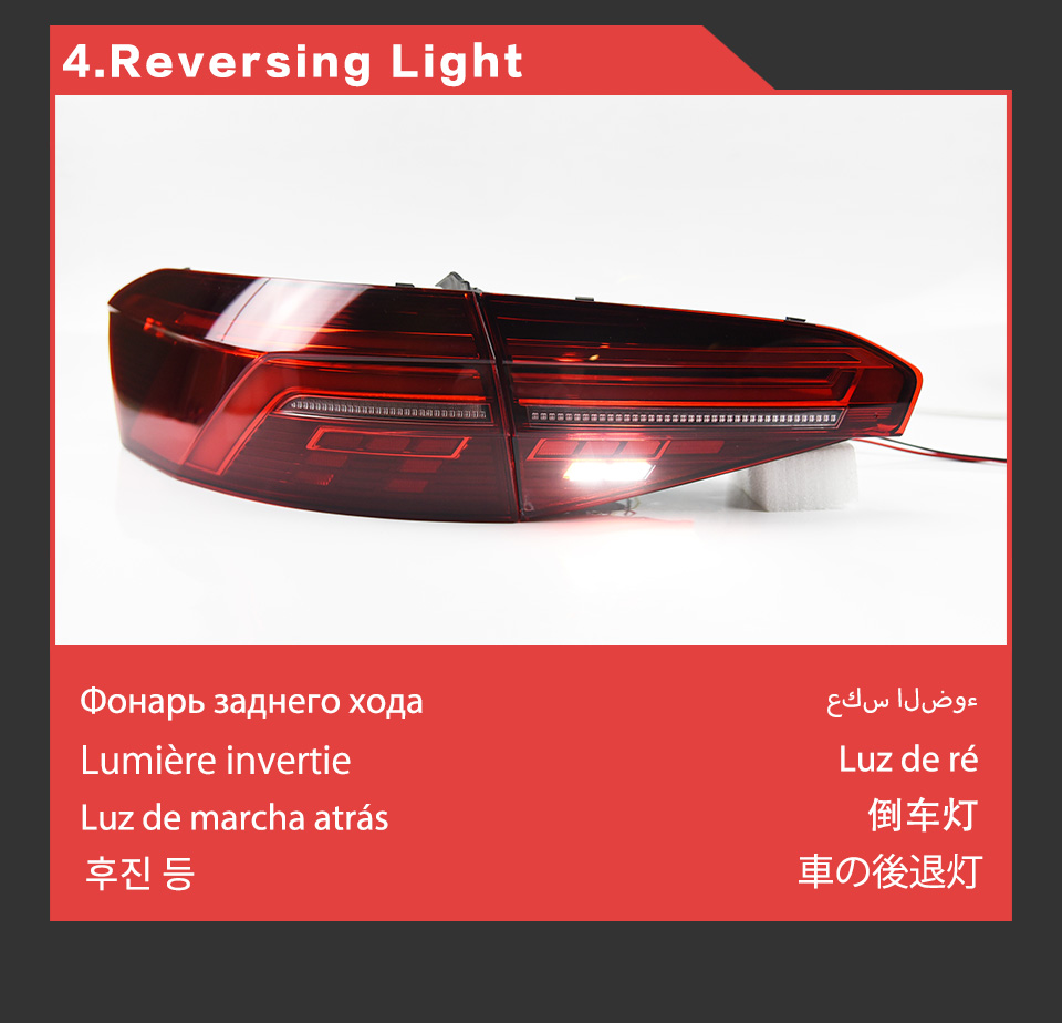 Rear Running Brake Tail Light for VW Passat B8.5 B9 LED Taillight 2019-2020 Turn Signal Car Accessories