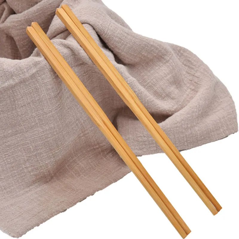 25cm Natural Bamboo Chopsticks Simple Style Tableware Hotel Home Kitchen Dining Dinnerware Party Supplies ZZ
