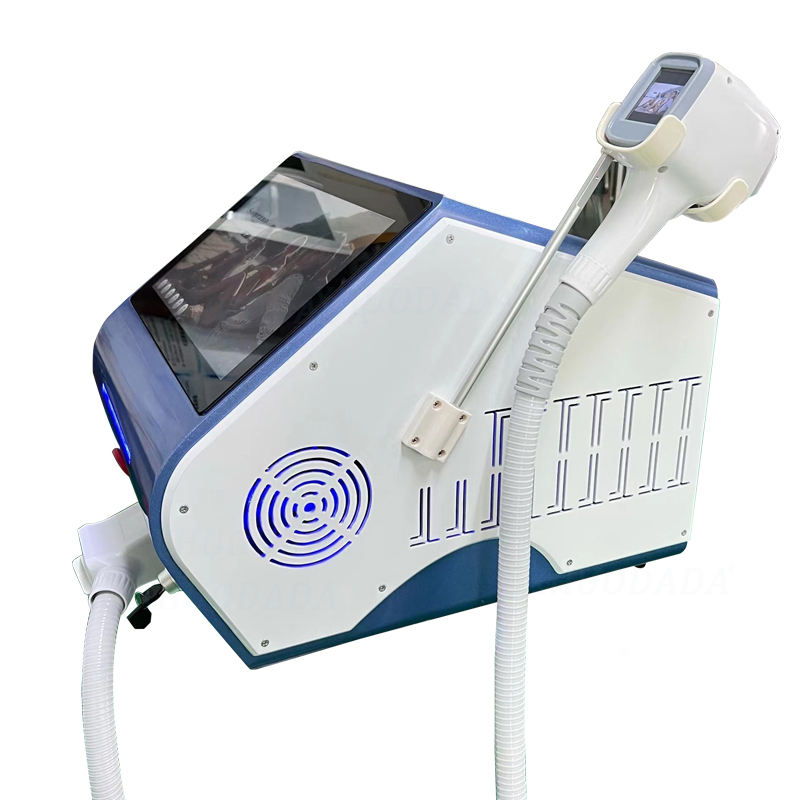 Single Handle 808nm Diode Laser Ice Pain-free Hair Removal High Power 755nm/808nm/1064nm 3 Wavelength Ice Point 808 Machine Skin Rejuvenation Salon