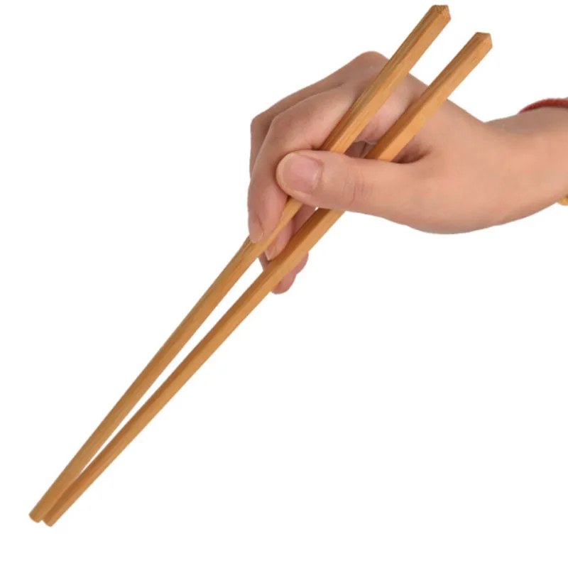 25cm Natural Bamboo Chopsticks Simple Style Tableware Hotel Home Kitchen Dining Dinnerware Party Supplies ZZ