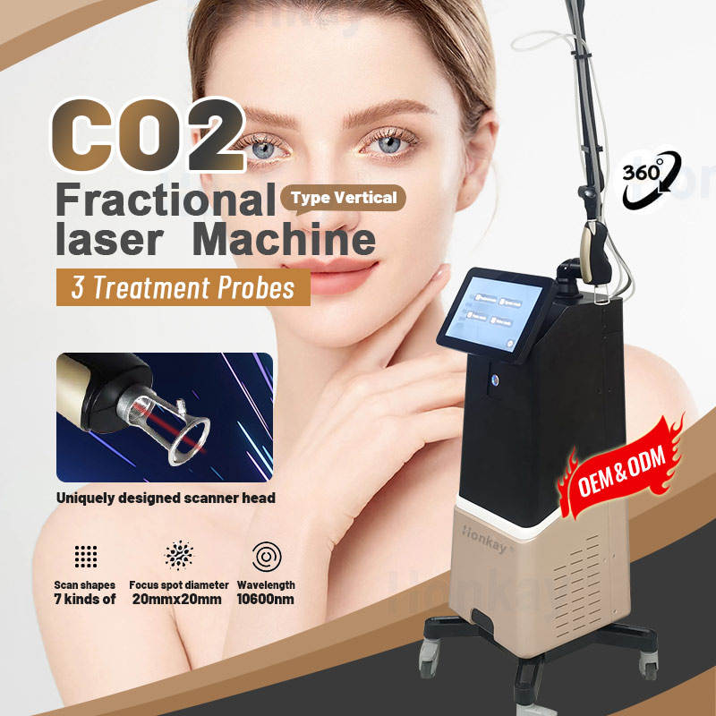 Dot Matrix 10600nm CO2 Laser Skin Resurfacing Mole Cutting Wrinkle Acne Remover Medical Cutting Head Vaginal Tightening Care Head Instrument