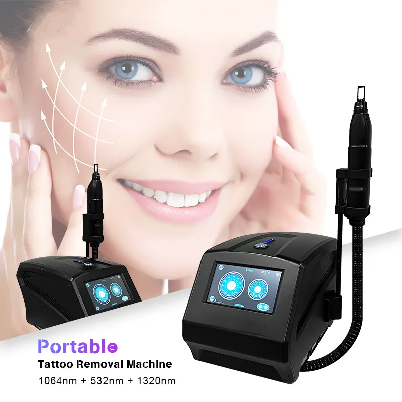 Q Switched Tatoo Remover And Carbon Peel Equipment Nd Yag Laser Qswitch Tattoo Removal Machine