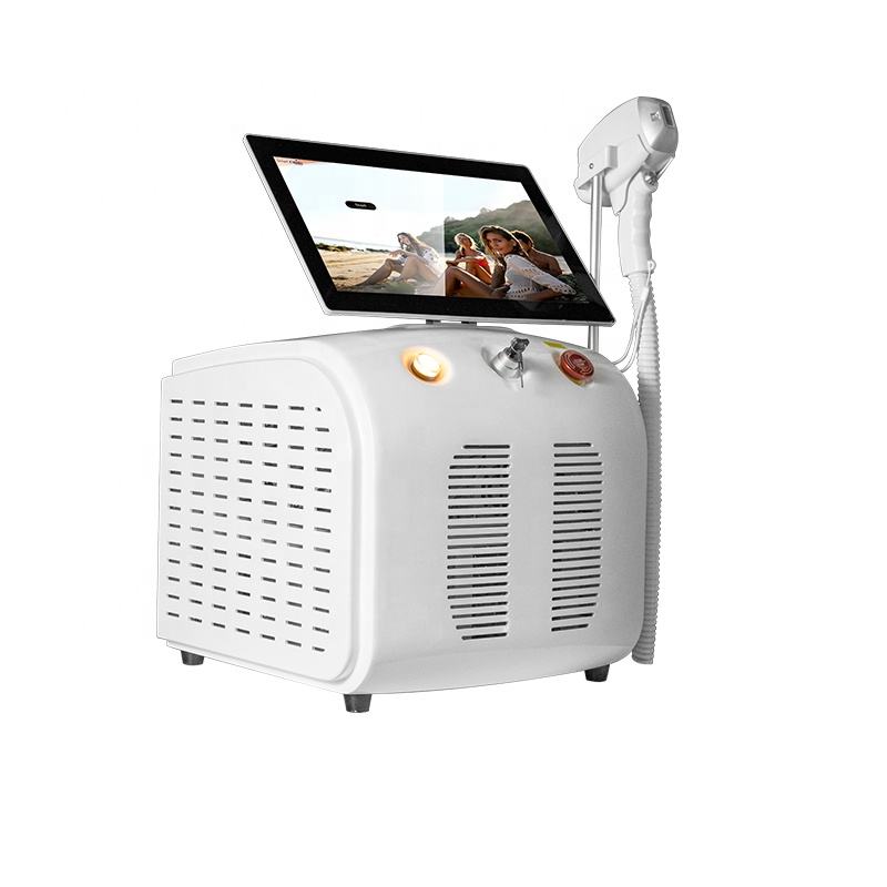 3 Wavelength Ice Platinum Hair Removal 755nm 808nm 1064nm Diode Laser Hair Removal Equipment Portable beauty instrument