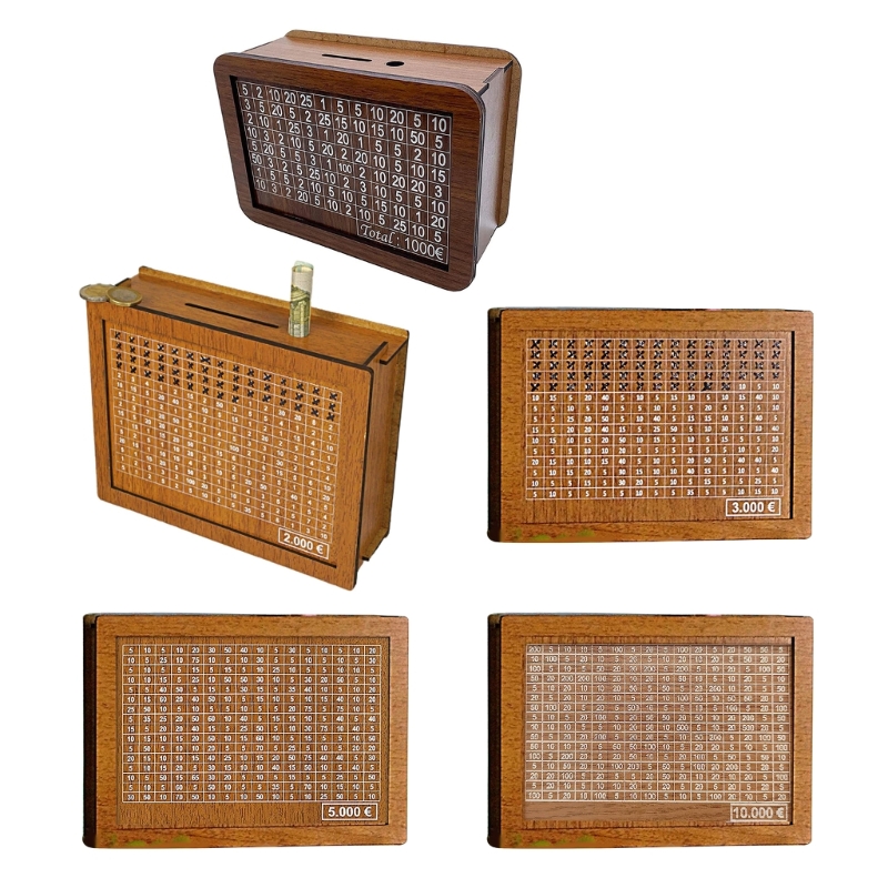 Diy Wood Piy Ban Save Money Decorative Household Organization Box Creative Gifts