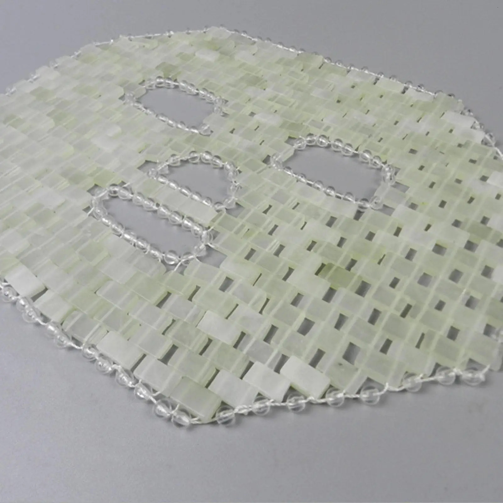 Natural Jade Stones AntiAging Mask Pain Soothing Sleeping Tool Cooling Massage Beaty Therapy Care Face Sk G7Z4 240118