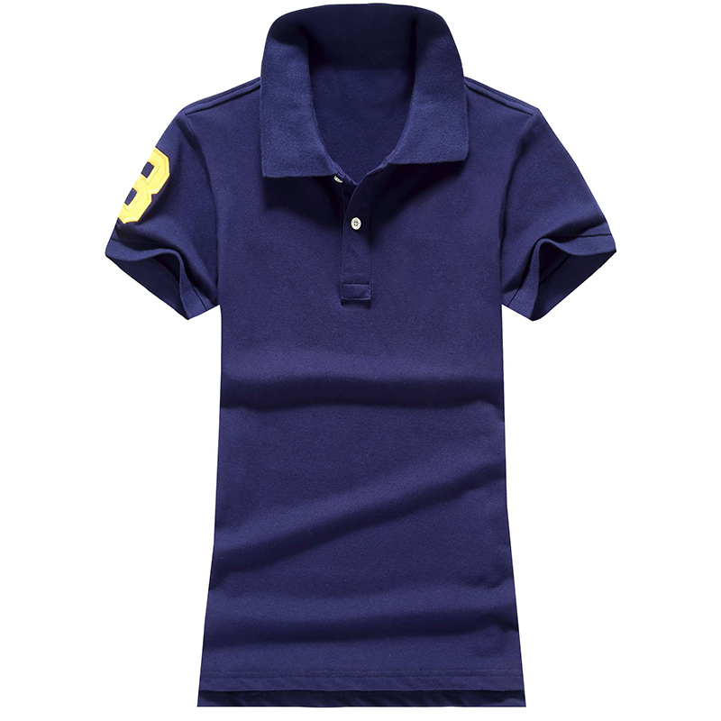 Women Short Sleeve Leisure Fashion Slim Fit Stretch Big Pony Mesh Polo Shirts Ladies RL House Top T Shirts Golf Polo Shirt Girls Luxury Fashion Designer Clothes